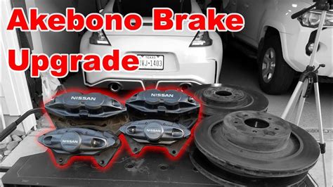 370z akebono rotors|G37/370Z Akebono Brake Upgrade .
